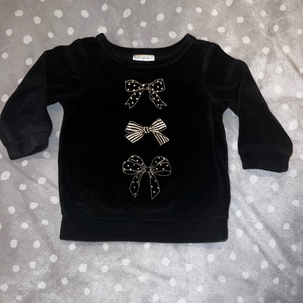 First Impressions bow sweater